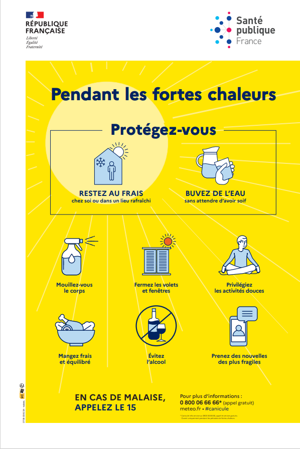 Image de l'article Fortes chaleurs : adoptez les bons réflexes !